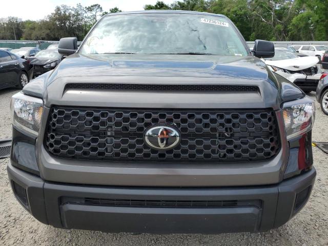 5TFRY5F15MX292593 - 2021 TOYOTA TUNDRA DOUBLE CAB SR/SR5 BLACK photo 5