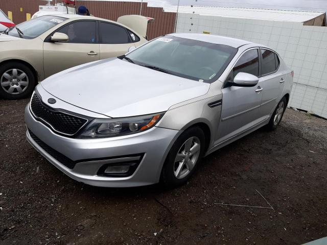 KNAGM4A79E5479127 - 2014 KIA OPTIMA LX GRAY photo 1