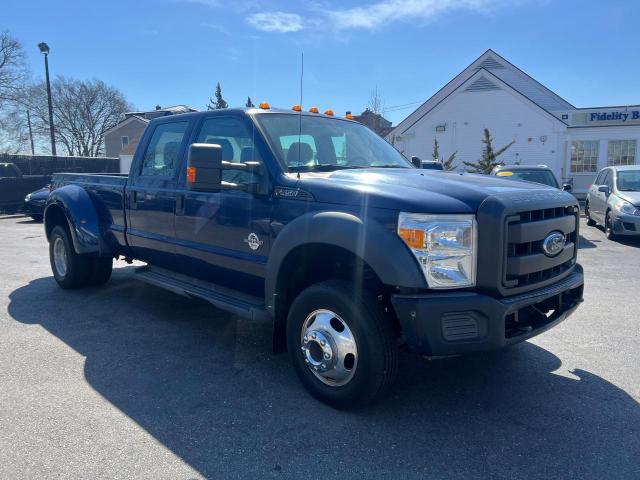 1FT8W4DT9CEC42743 - 2012 FORD F450 SUPER DUTY BLUE photo 1