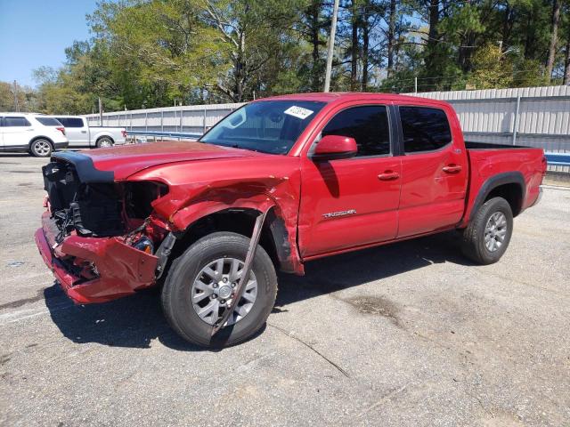 3TMAZ5CN7KM097356 - 2019 TOYOTA TACOMA DOUBLE CAB RED photo 1