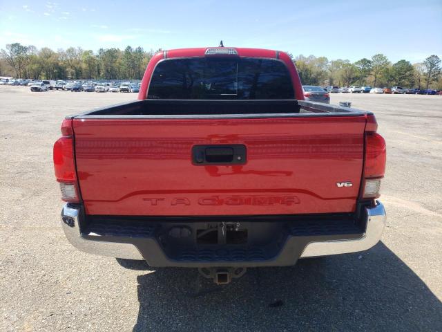 3TMAZ5CN7KM097356 - 2019 TOYOTA TACOMA DOUBLE CAB RED photo 6