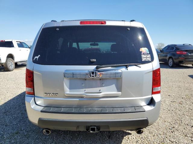 5FNYF3H6XAB001784 - 2010 HONDA PILOT EXL SILVER photo 6