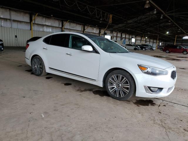 KNALN4D78E5131116 - 2014 KIA CADENZA PREMIUM WHITE photo 4