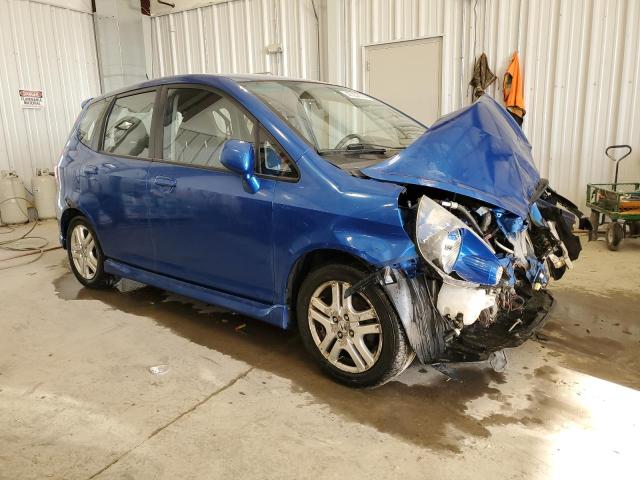 JHMGD37617S023590 - 2007 HONDA FIT S 蓝色 照片 4