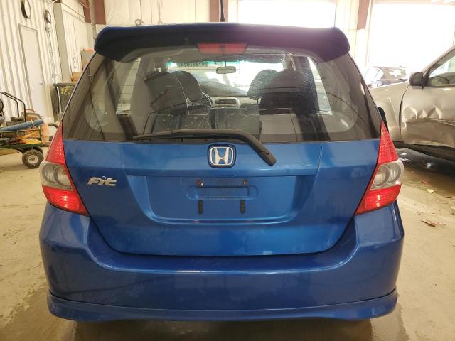 JHMGD37617S023590 - 2007 HONDA FIT S BLUE photo 6