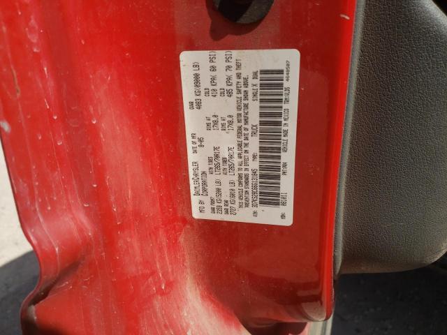 3D7KS28C66G131845 - 2006 DODGE RAM 2500 ST RED photo 12