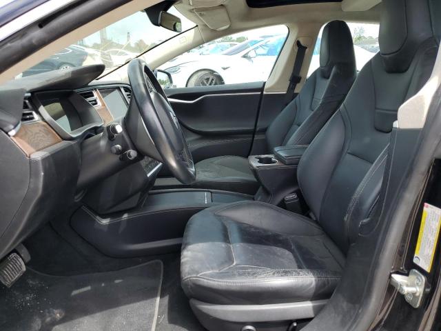 5YJSA1E24GF167494 - 2016 TESLA MODEL S Սև լուսանկար 7
