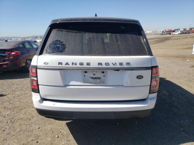 SALGR2SU6LA590275 - 2020 LAND ROVER RANGE ROVE WHITE photo 6