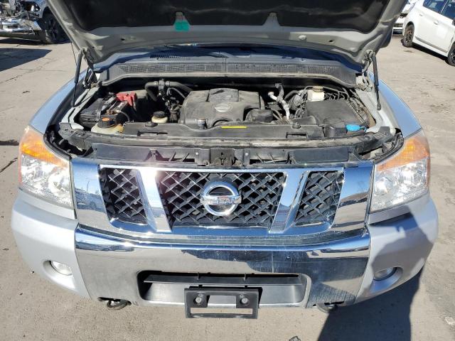 1N6BA0EC8AN310682 - 2010 NISSAN TITAN XE SILVER photo 11