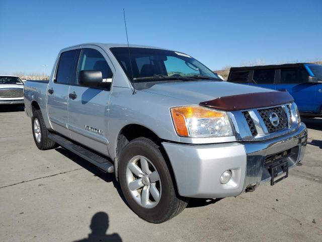 1N6BA0EC8AN310682 - 2010 NISSAN TITAN XE SILVER photo 4