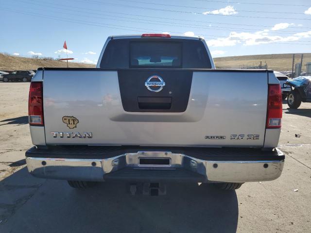 1N6BA0EC8AN310682 - 2010 NISSAN TITAN XE SILVER photo 6