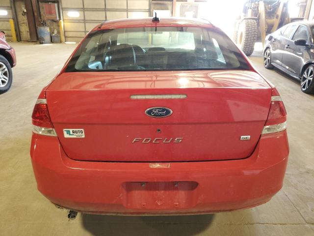 1FAHP35N38W283755 - 2008 FORD FOCUS SE RED photo 6