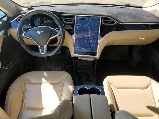 5YJSA1E26FF111667 - 2015 TESLA MODEL S GRAY photo 8