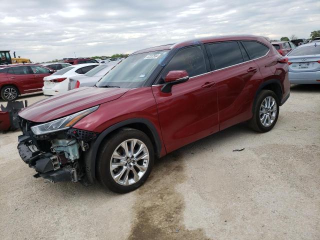 5TDYZRAH7LS004226 - 2020 TOYOTA HIGHLANDER LIMITED MAROON photo 1