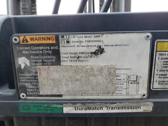 F187V19702J - 2011 HYST FORKLIFT 黄色 照片 10