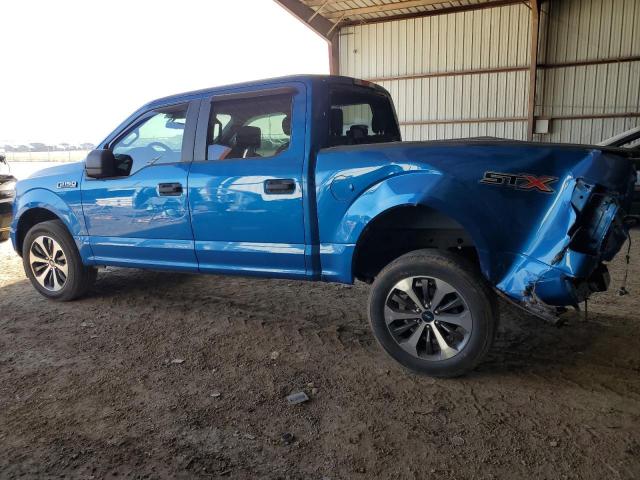 1FTEW1CP7LKD56053 - 2020 FORD F150 SUPERCREW BLUE photo 2