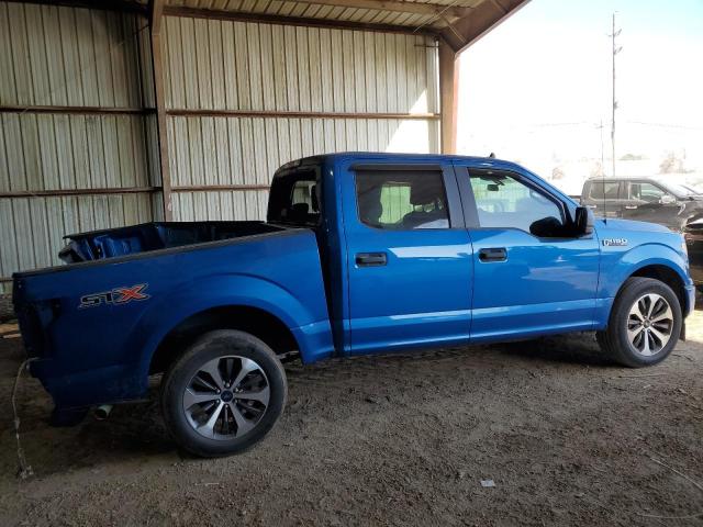 1FTEW1CP7LKD56053 - 2020 FORD F150 SUPERCREW BLUE photo 3
