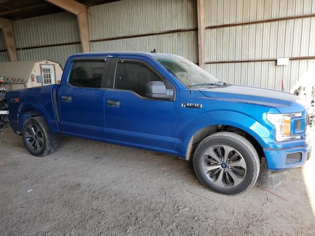 1FTEW1CP7LKD56053 - 2020 FORD F150 SUPERCREW BLUE photo 4