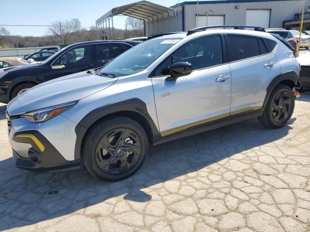 4S4GUHF61R3714773 - 2024 SUBARU CROSSTREK SPORT SILVER photo 1