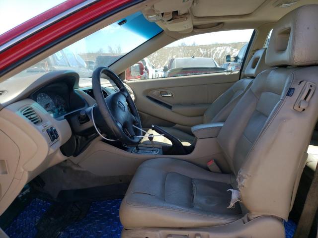 1HGCG32572A033837 - 2002 HONDA ACCORD EX RED photo 7