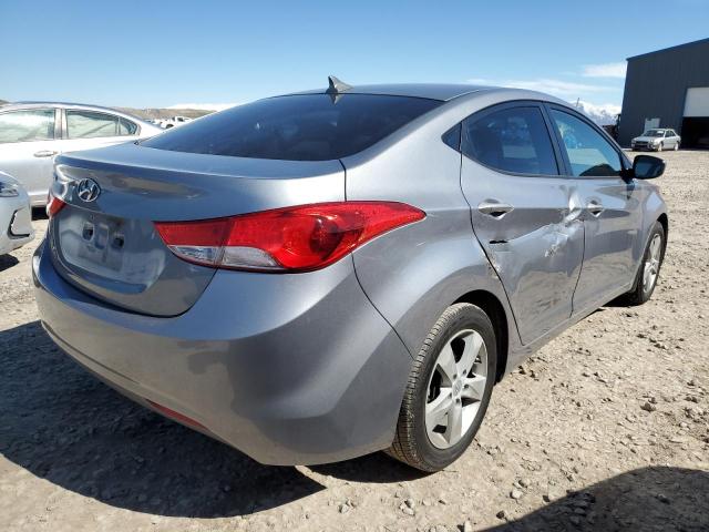 KMHDH4AE7DU736357 - 2013 HYUNDAI ELANTRA GLS SILVER photo 3