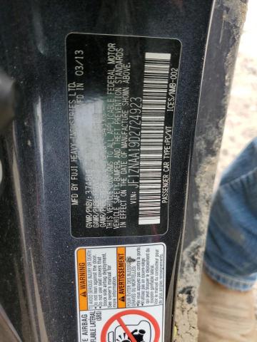 JF1ZNAA19D2724923 - 2013 TOYOTA SCION FR-S CHARCOAL photo 12