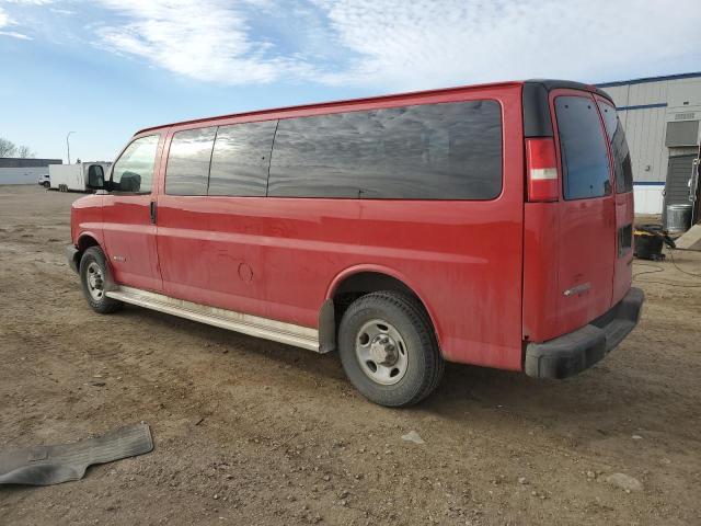 1GAHG39U861271146 - 2006 CHEVROLET EXPRESS G3 RED photo 2