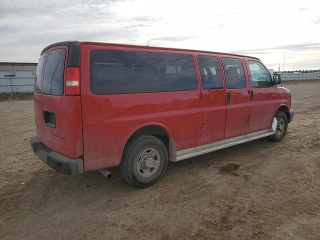 1GAHG39U861271146 - 2006 CHEVROLET EXPRESS G3 RED photo 3