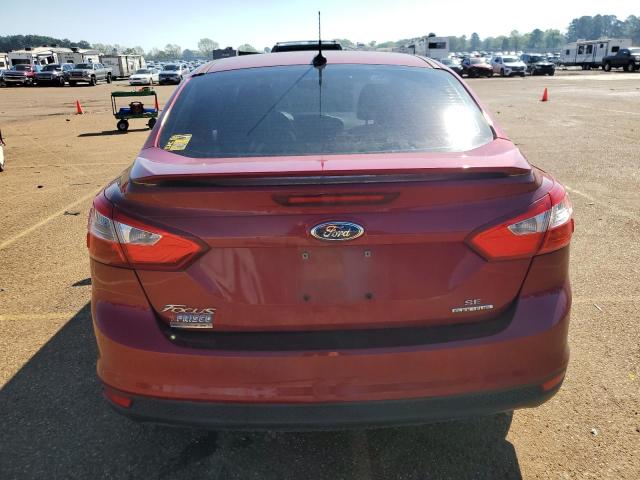 1FADP3F24EL286583 - 2014 FORD FOCUS SE BURGUNDY photo 6