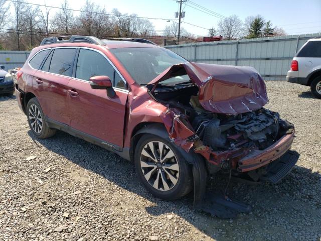 4S4BSANCXF3355790 - 2015 SUBARU OUTBACK 2.5I LIMITED BURGUNDY photo 4