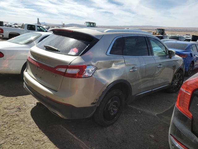 2LMPJ8LR7HBL37070 - 2017 LINCOLN MKX RESERVE Altın fotoğraf 3