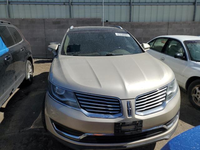 2LMPJ8LR7HBL37070 - 2017 LINCOLN MKX RESERVE Altın fotoğraf 5
