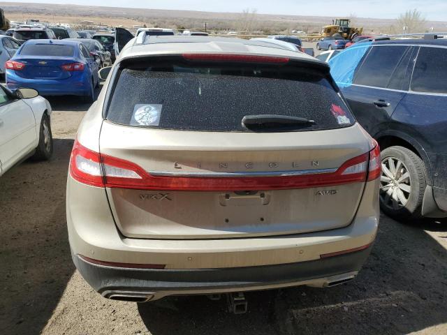 2LMPJ8LR7HBL37070 - 2017 LINCOLN MKX RESERVE Altın fotoğraf 6