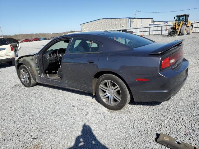 2C3CDXCT6DH701793 - 2013 DODGE CHARGER R/T GRAY photo 2