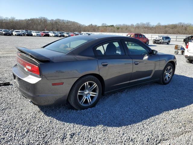 2C3CDXCT6DH701793 - 2013 DODGE CHARGER R/T GRAY photo 3