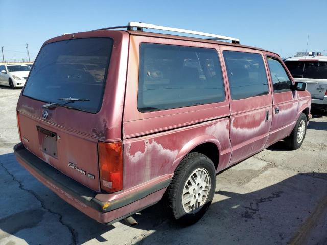 1B4FK54RXLX280013 - 1990 DODGE GRAND CARA LE BURGUNDY photo 3