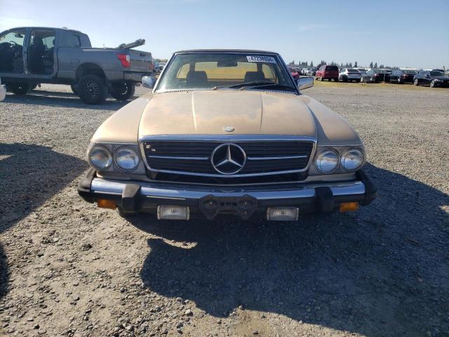 WDBBA45C9FA018725 - 1985 MERCEDES-BENZ 380 SL GOLD photo 5