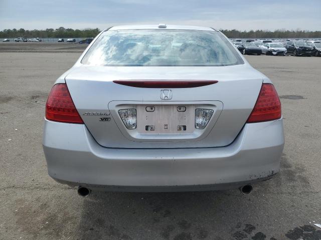 1HGCM66567A044789 - 2007 HONDA ACCORD EX SILVER photo 6