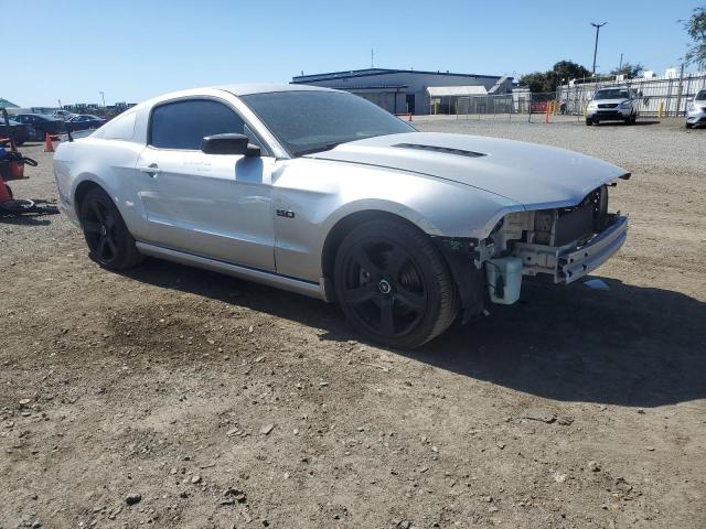 1ZVBP8CF0D5216620 - 2013 FORD MUSTANG GT SILVER photo 4