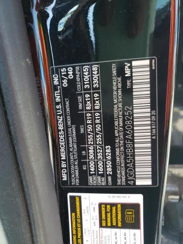 4JGDA5HB8FA608252 - 2015 MERCEDES-BENZ ML 350 4MATIC BLACK photo 13