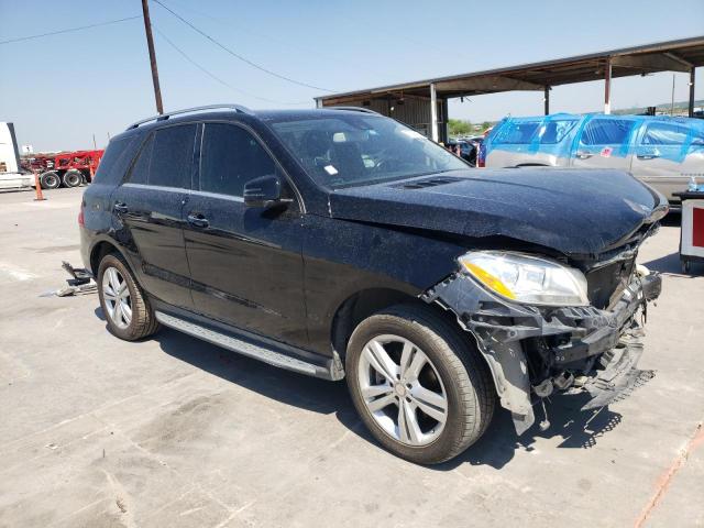 4JGDA5HB8FA608252 - 2015 MERCEDES-BENZ ML 350 4MATIC BLACK photo 4