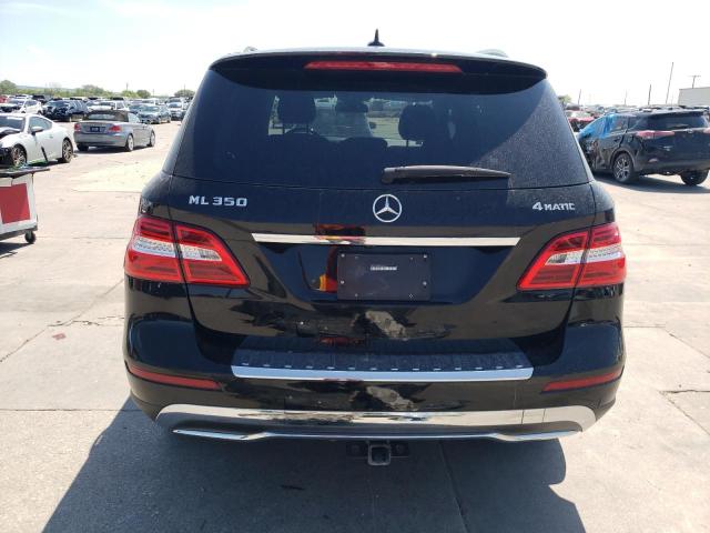 4JGDA5HB8FA608252 - 2015 MERCEDES-BENZ ML 350 4MATIC BLACK photo 6
