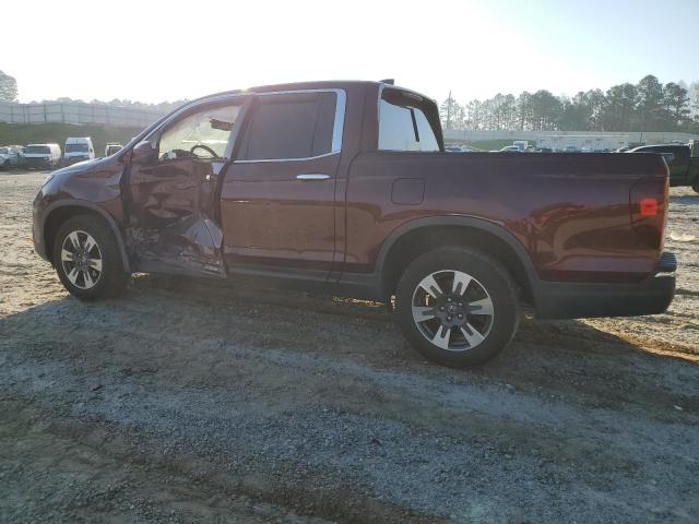 5FPYK3F75HB019750 - 2017 HONDA RIDGELINE RTL BURGUNDY photo 2