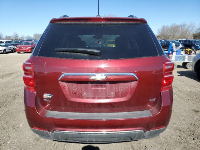 2GNFLGEK5G6151753 - 2016 CHEVROLET EQUINOX LTZ BURGUNDY photo 6