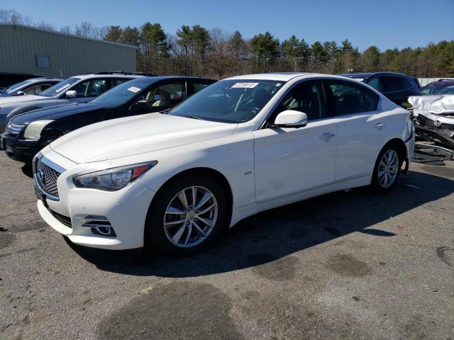 JN1EV7AR5HM834849 - 2017 INFINITI Q50 PREMIUM WHITE photo 1