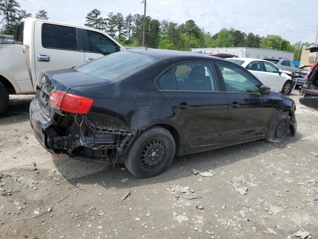 3VW2K7AJ6EM434119 - 2014 VOLKSWAGEN JETTA BASE 黑色 照片 3