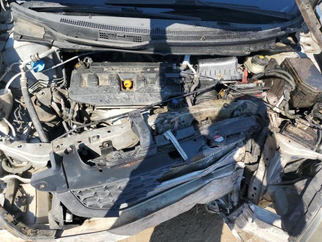 2HGFG3B06CH509158 - 2012 HONDA CIVIC EXL SILVER photo 11