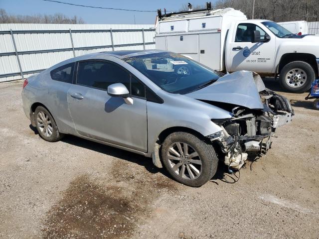2HGFG3B06CH509158 - 2012 HONDA CIVIC EXL SILVER photo 4