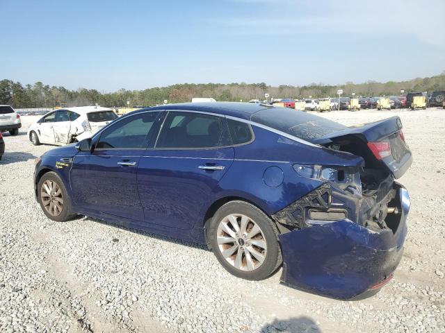 5XXGU4L38HG165403 - 2017 KIA OPTIMA EX BLUE photo 2