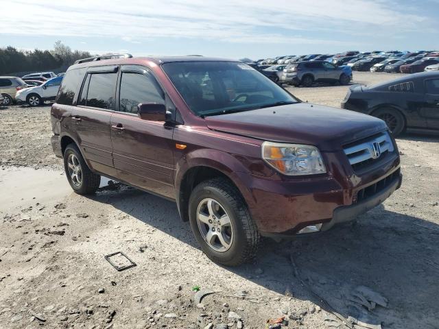 5FNYF18538B022417 - 2008 HONDA PILOT EXL PURPLE photo 4